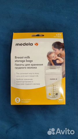 Пакеты для грудного молока midela