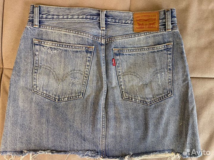 Юбка джинсовая levis 28 размер