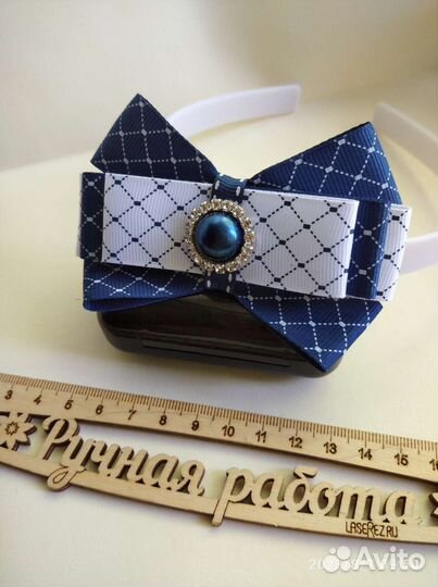 Ободки и заколки на 1 сентября ручной работы