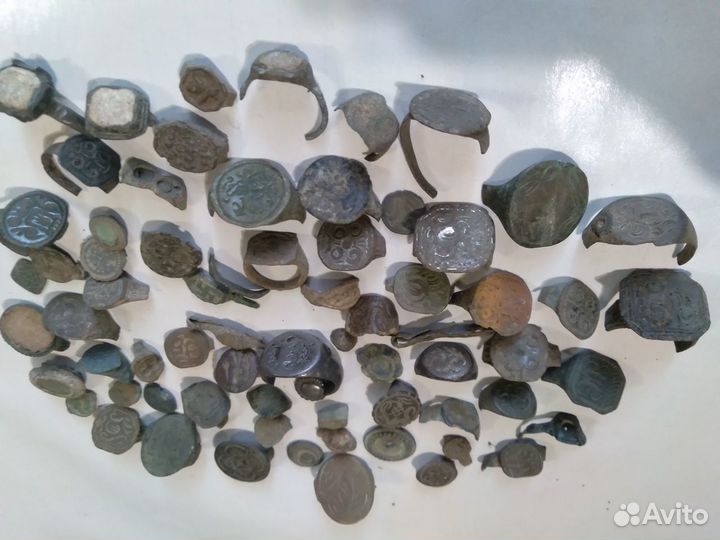 Кольца-Перстни старинные Кр.Хан.Орда. Славянские