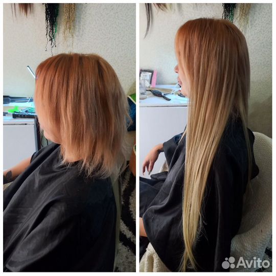 Волосы + наращивание