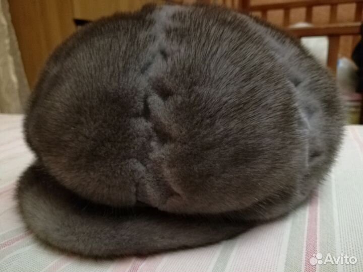 Шапка кепка норковая