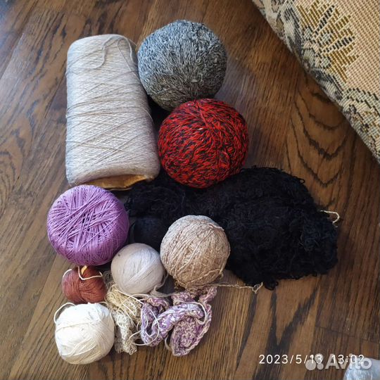 Пряжа нитки для вязания цена за все