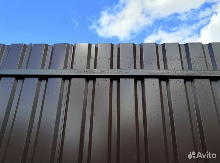 Профлист С20 шоколад / Профнастил / кровельный