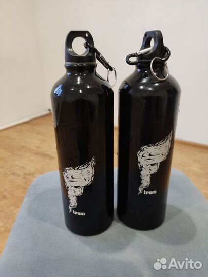 Фляга для воды 1 литр круглая