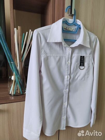 Школьная блузка для девочки 140