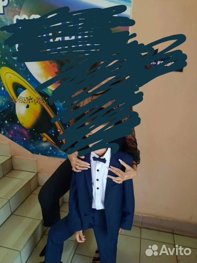 Школьный костюм для мальчика 7,8,9лет