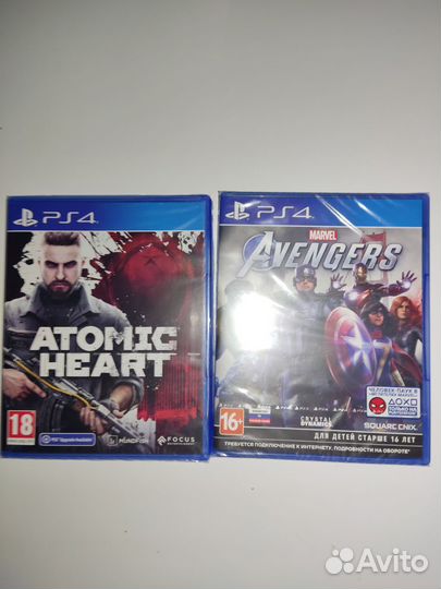Atomic heart и марвел Мстители игры на ps 4