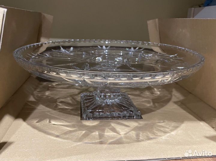 Хрустальное блюдо