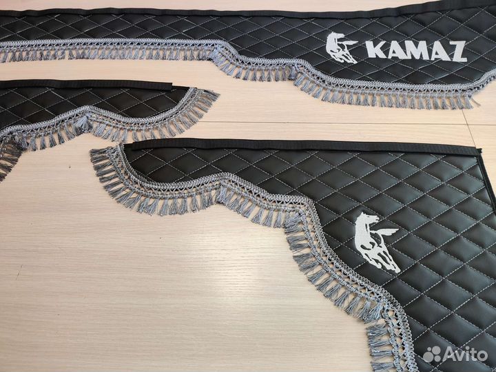 Шторы, ламбрекены экокожа газель