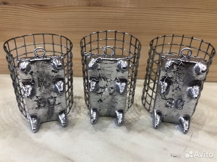 Кормушка фидерная, металлическая сетка 5,6,7клеток