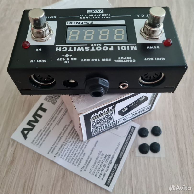 Футсвитч + midi-контроллер AMT FS-2midi