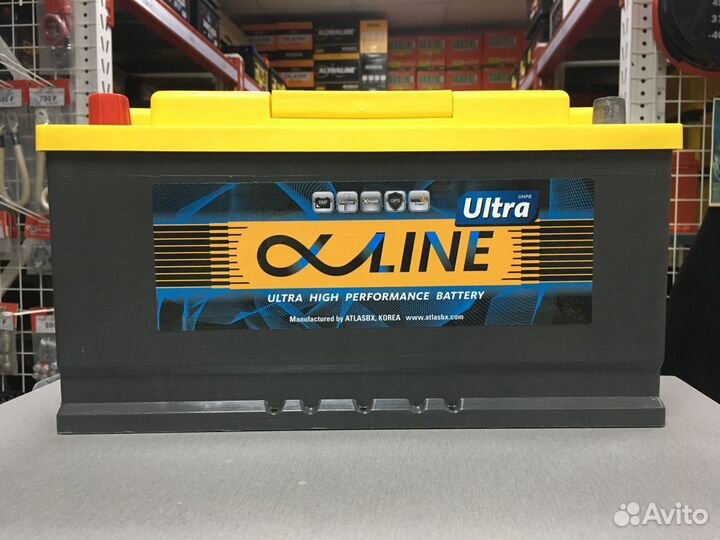 Аккумулятор AlphaLine (алфалайн) 105Ah прямой поля