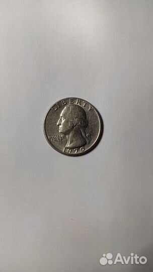 Монета Liberty Quarter Dollar
