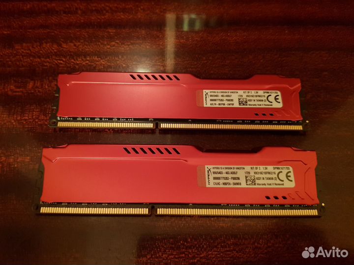 Оперативная память ddr3 Hyperx fury