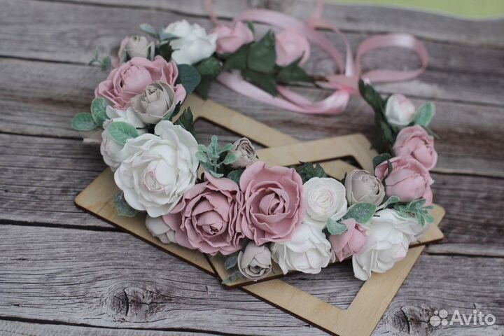 Ободок веночек ручной работы