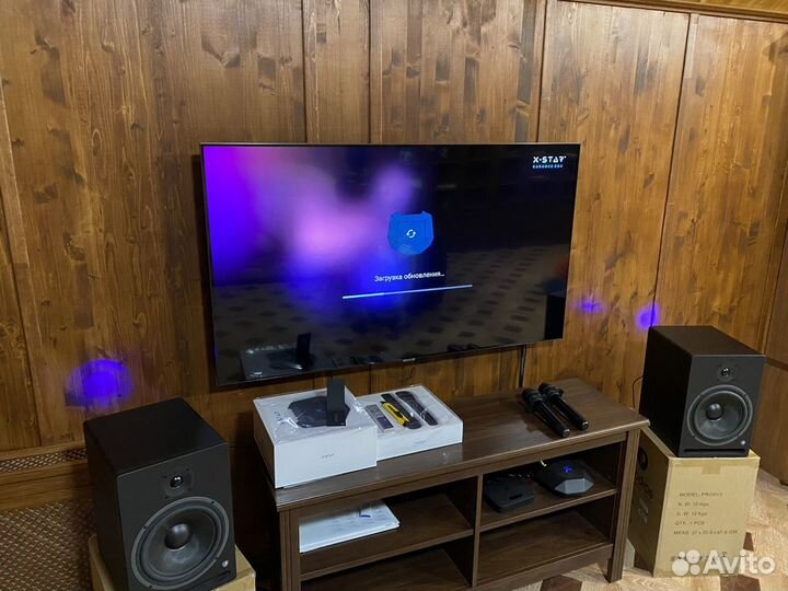 Комплект караоке система ast home / x-star и студи