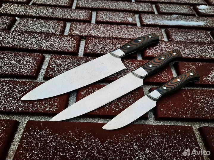 Ножи кухонные кованые 110х18 G10