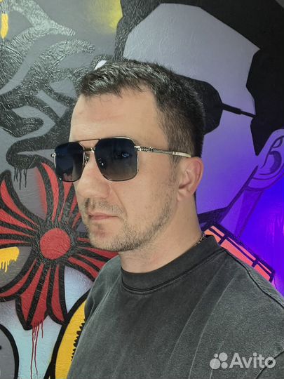 Очки chrome hearts мужские