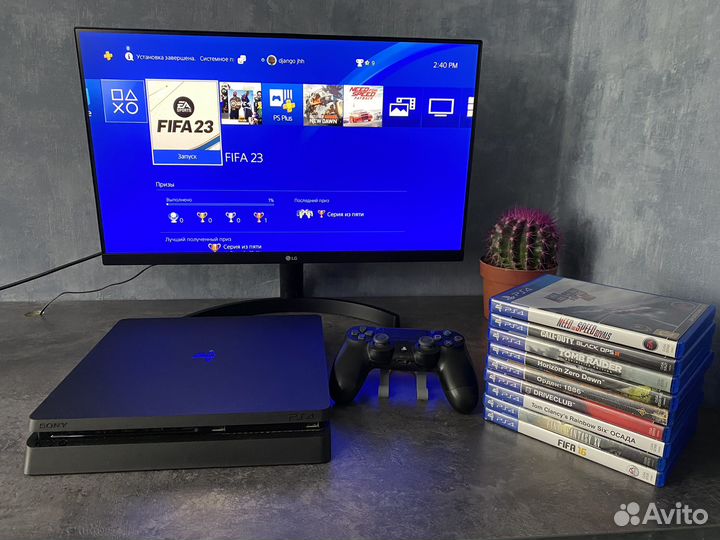 Sony playstation 4 slim 45 игр