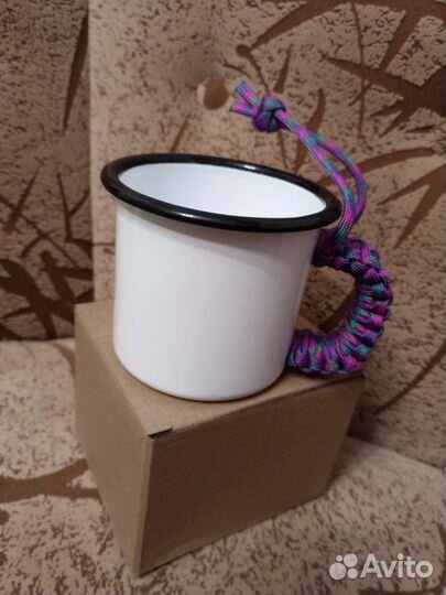 Кружка эмалированная новая