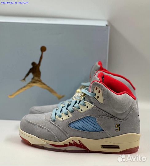 Кроссовки Trophy Room x Air Jordan 5 (Арт.37977)