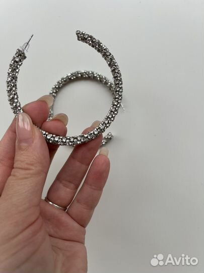 Серьги кольца