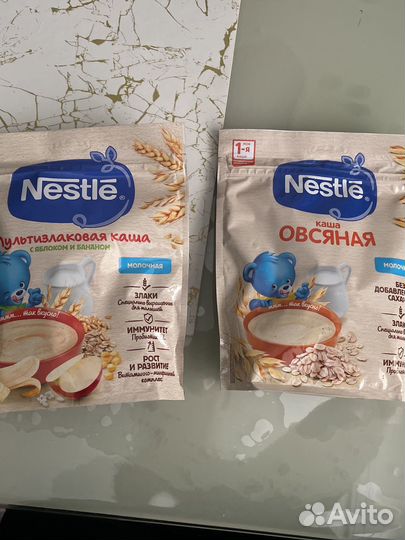 Молочные каши нестле