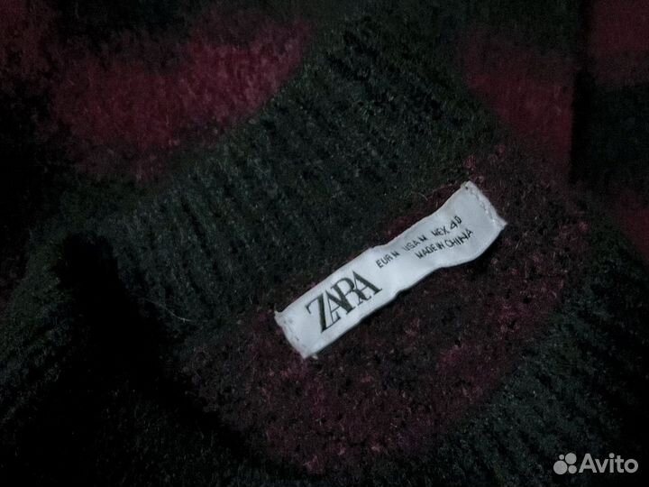 Жаккардовый свитер Zara мужской в полоску