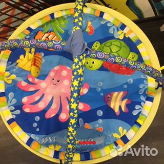 Развивающий коврик подводный мир