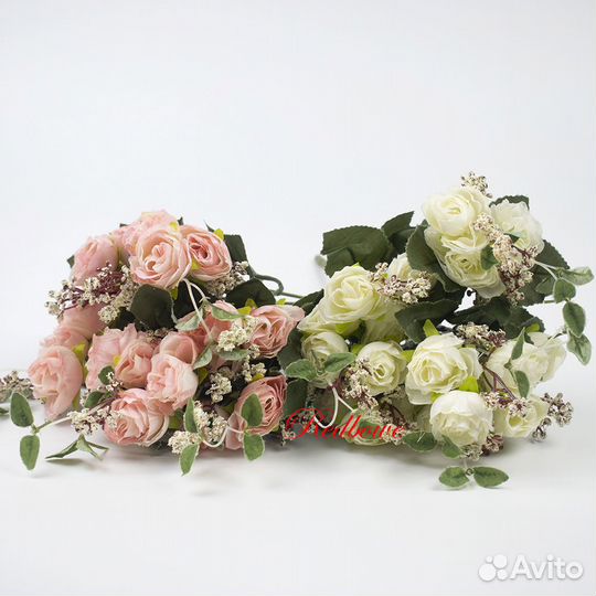 Цветы искусственные много разные