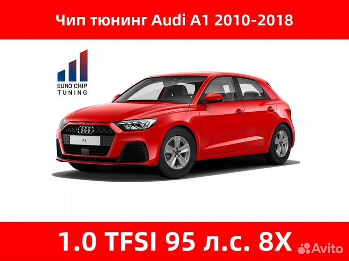 Чип тюнинг Audi A1 1.0 tfsi 8X 95 лс