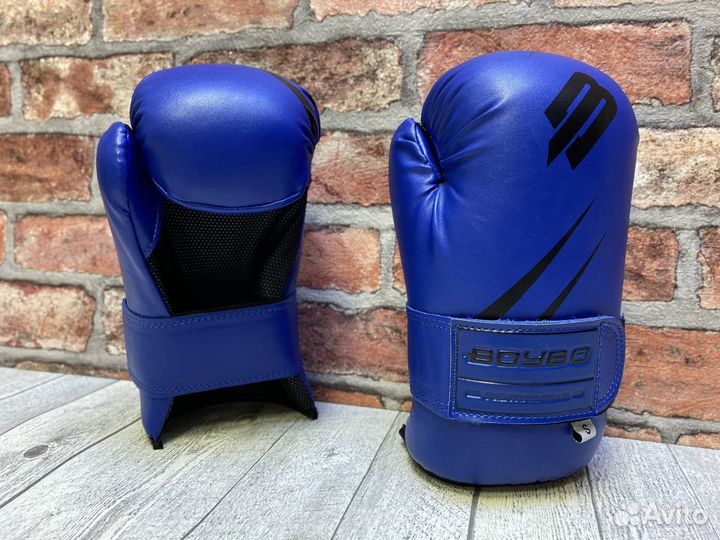 Перчатки для тхэквондо GTF/ITF BoyBo Blue New