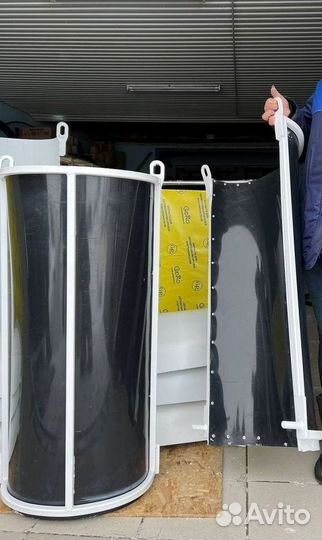 Пластиковый лоток автобетоносмесителя