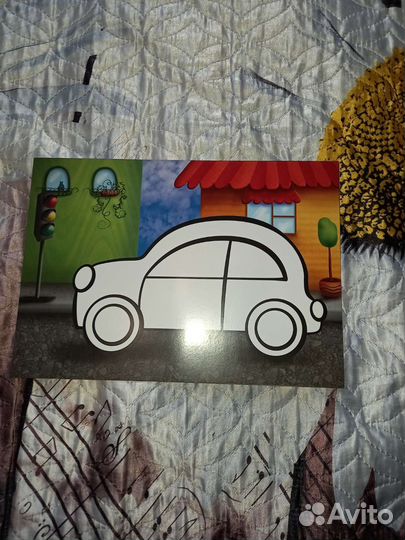 Раскраска пластилином