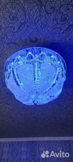 Люстра потолочная светодиодная с пультом