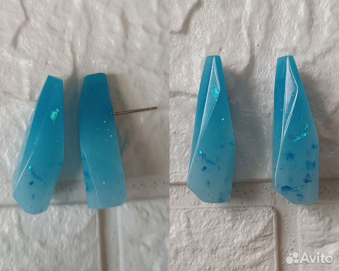 Серьги Льдинки