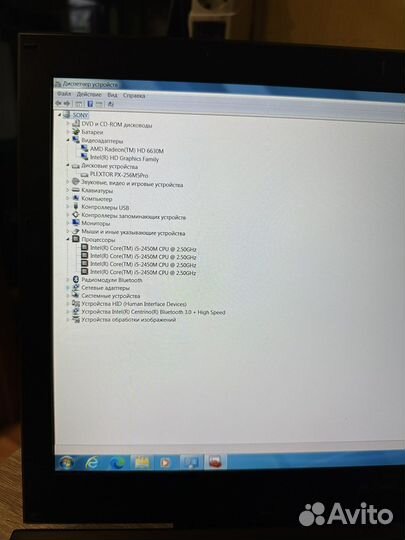 Мощный ультрабук Sony vpcse15 Core i5/8/256SSD/FHD