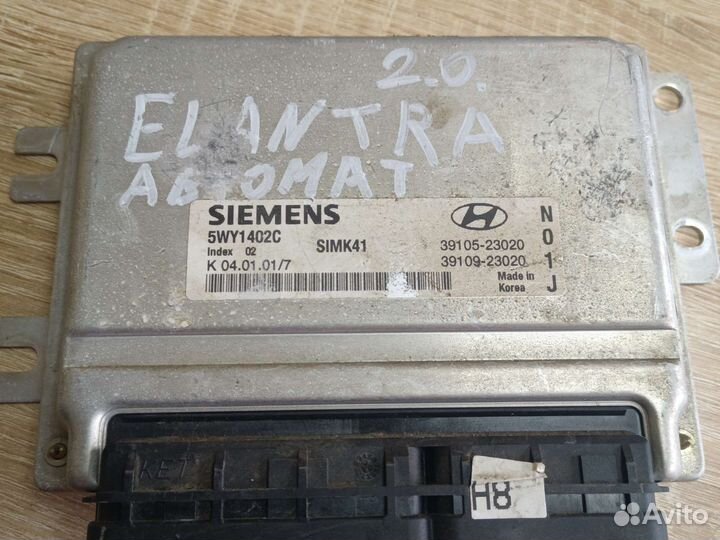 Блок управления двигателем Hyundai Elantra XD