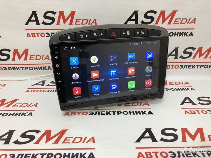 Магнитола android Peugeot 308,408 2010+
