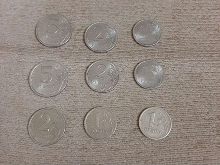 Монеты 1999,2006,2009,2010,2013,2015 г.г