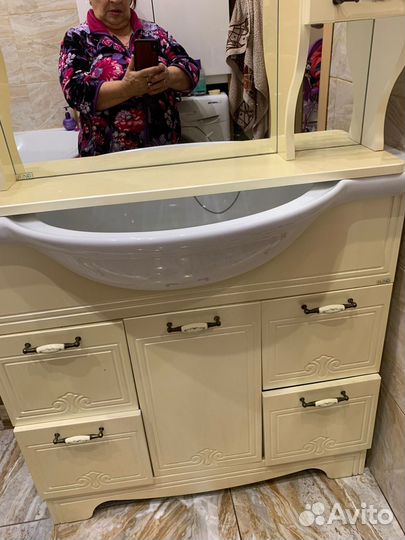 Тумба для ванной бу комплект