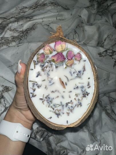 Ароматическая свеча ручной работы