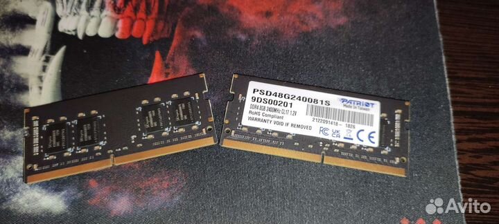 Оперативная память Patriot Memory SL 8 гб DDR4 240