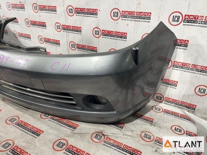 Бампер передний nissan tiida