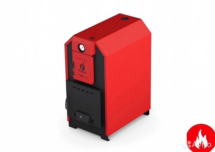 Твердотопливный котел flames green код-15гт