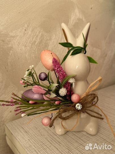 Пасхальные зайки ручной работы