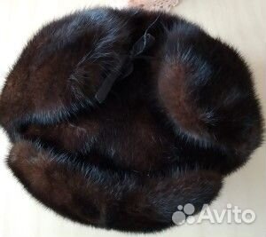 Шапка мужская из меха норки