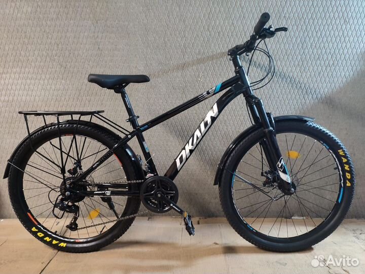 Велосипед 26 дюймов колеса. Новый с багажником