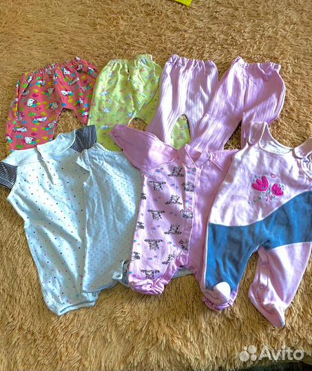 Детская одежда для девочек пакетом